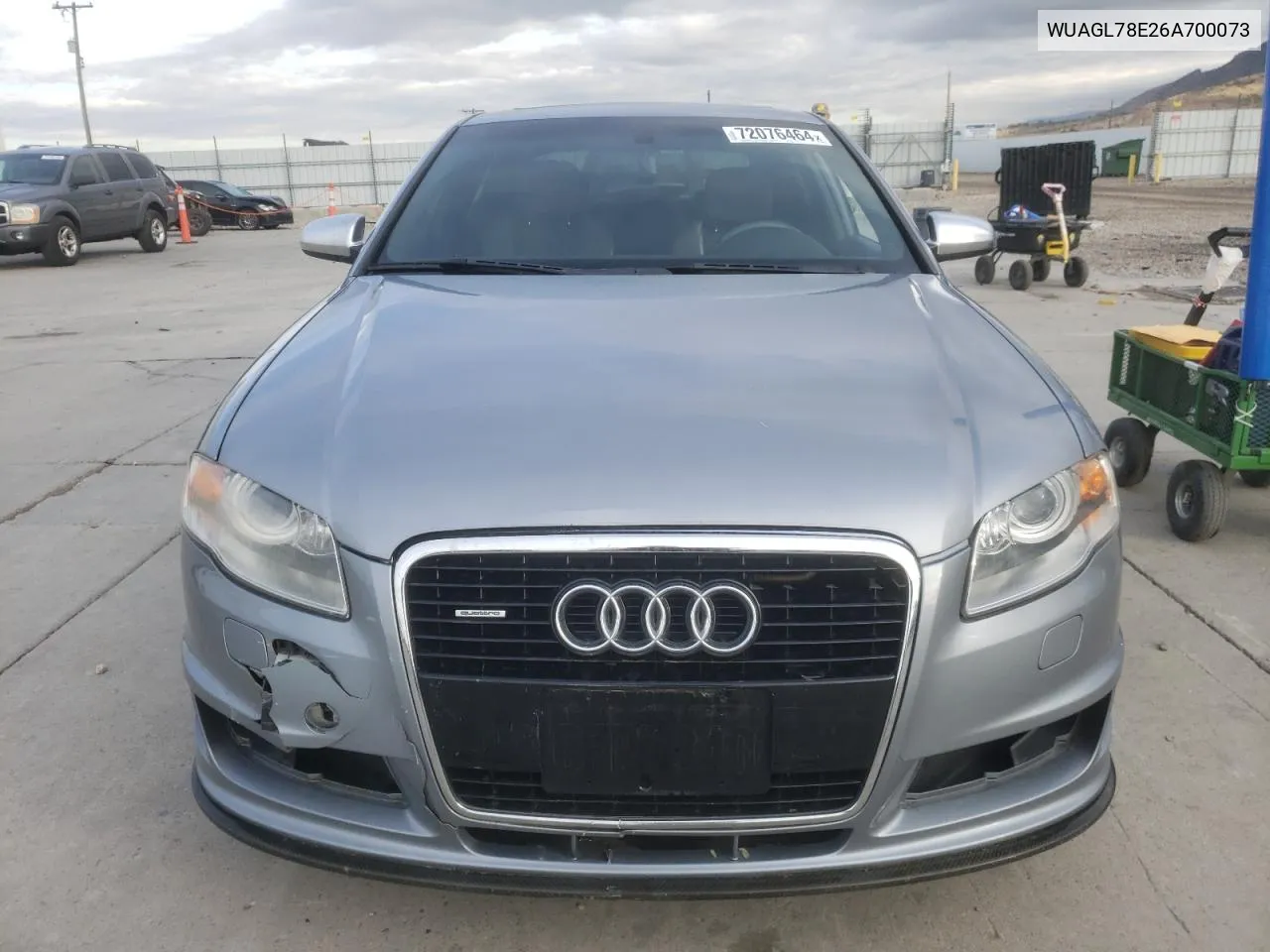 2006 Audi S4 Quattro VIN: WUAGL78E26A700073 Lot: 72076464