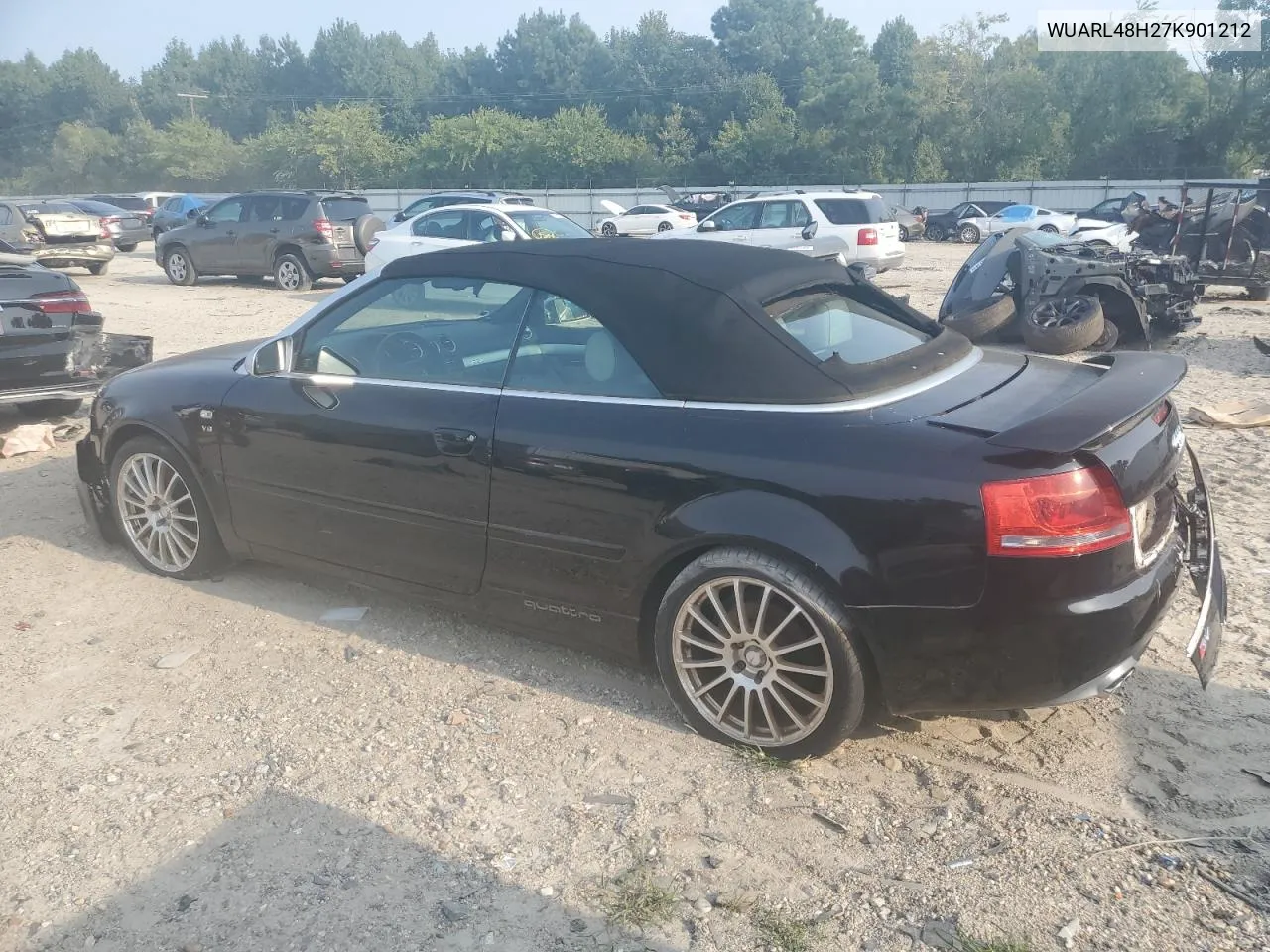 2007 Audi S4 Quattro Cabriolet VIN: WUARL48H27K901212 Lot: 69492464