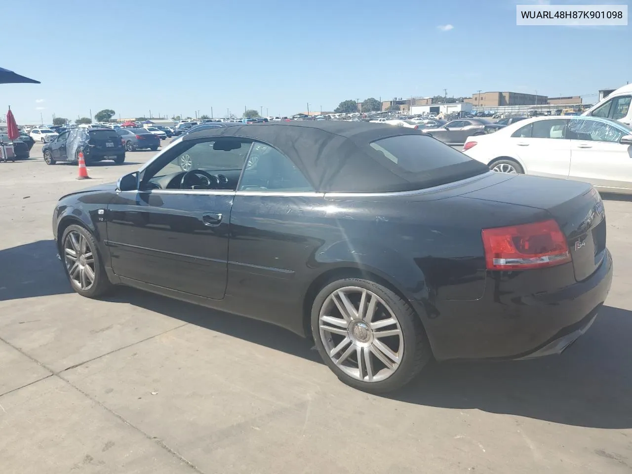 2007 Audi S4 Quattro Cabriolet VIN: WUARL48H87K901098 Lot: 72590734