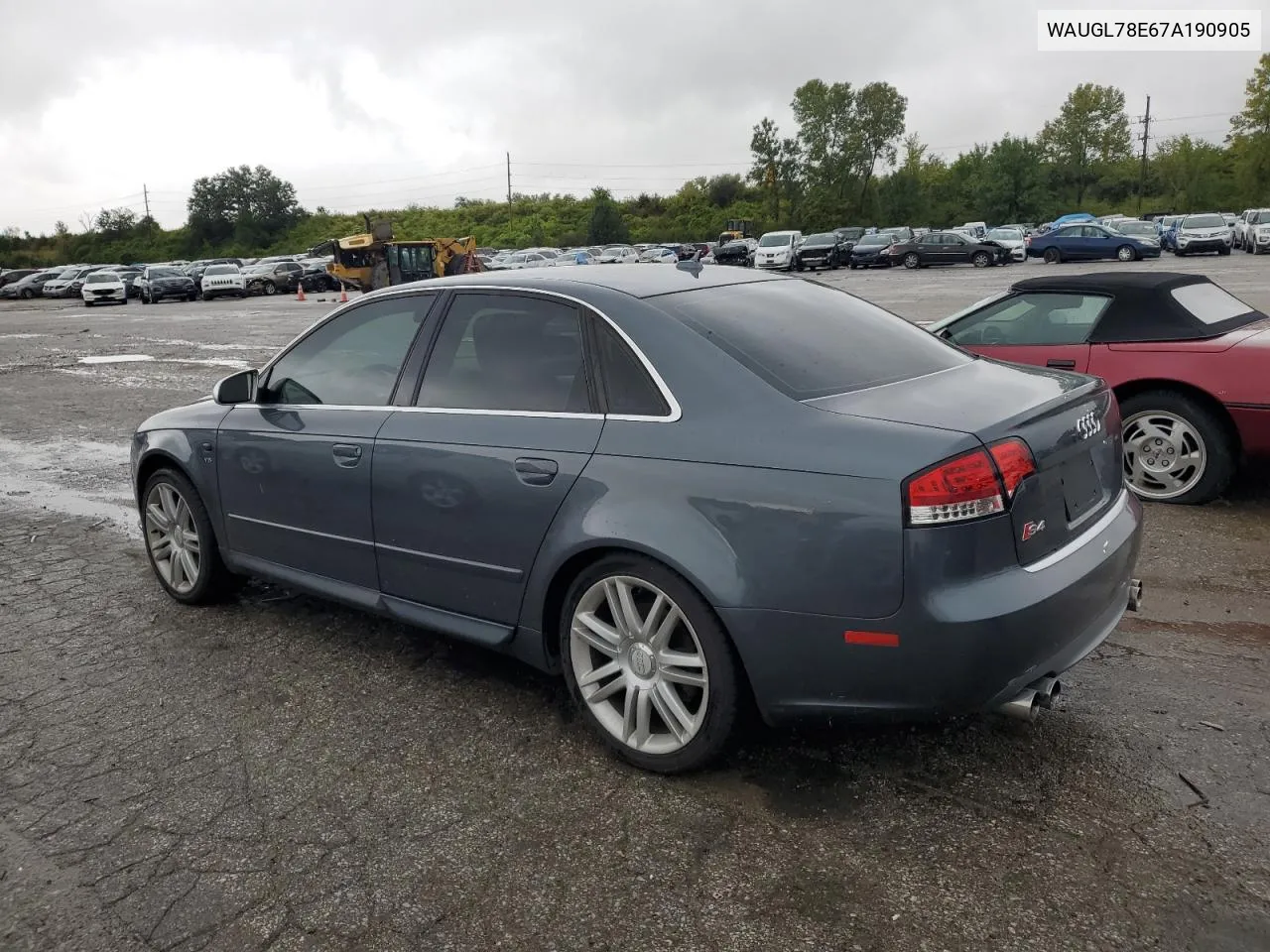 WAUGL78E67A190905 2007 Audi New S4 Quattro