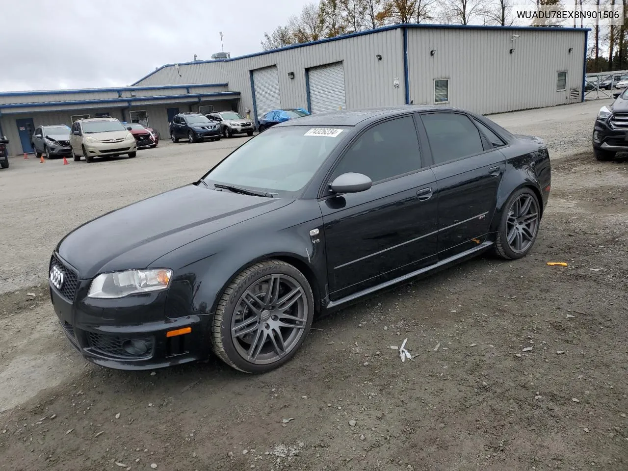 2008 Audi Rs4 Quattro VIN: WUADU78EX8N901506 Lot: 74326234