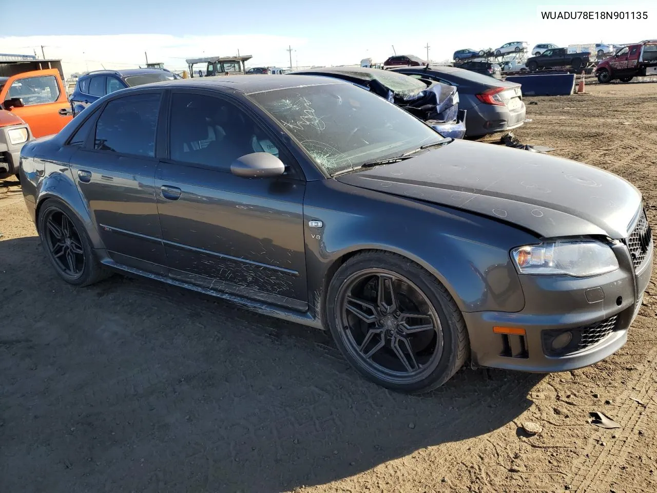 2008 Audi Rs4 Quattro VIN: WUADU78E18N901135 Lot: 78098074