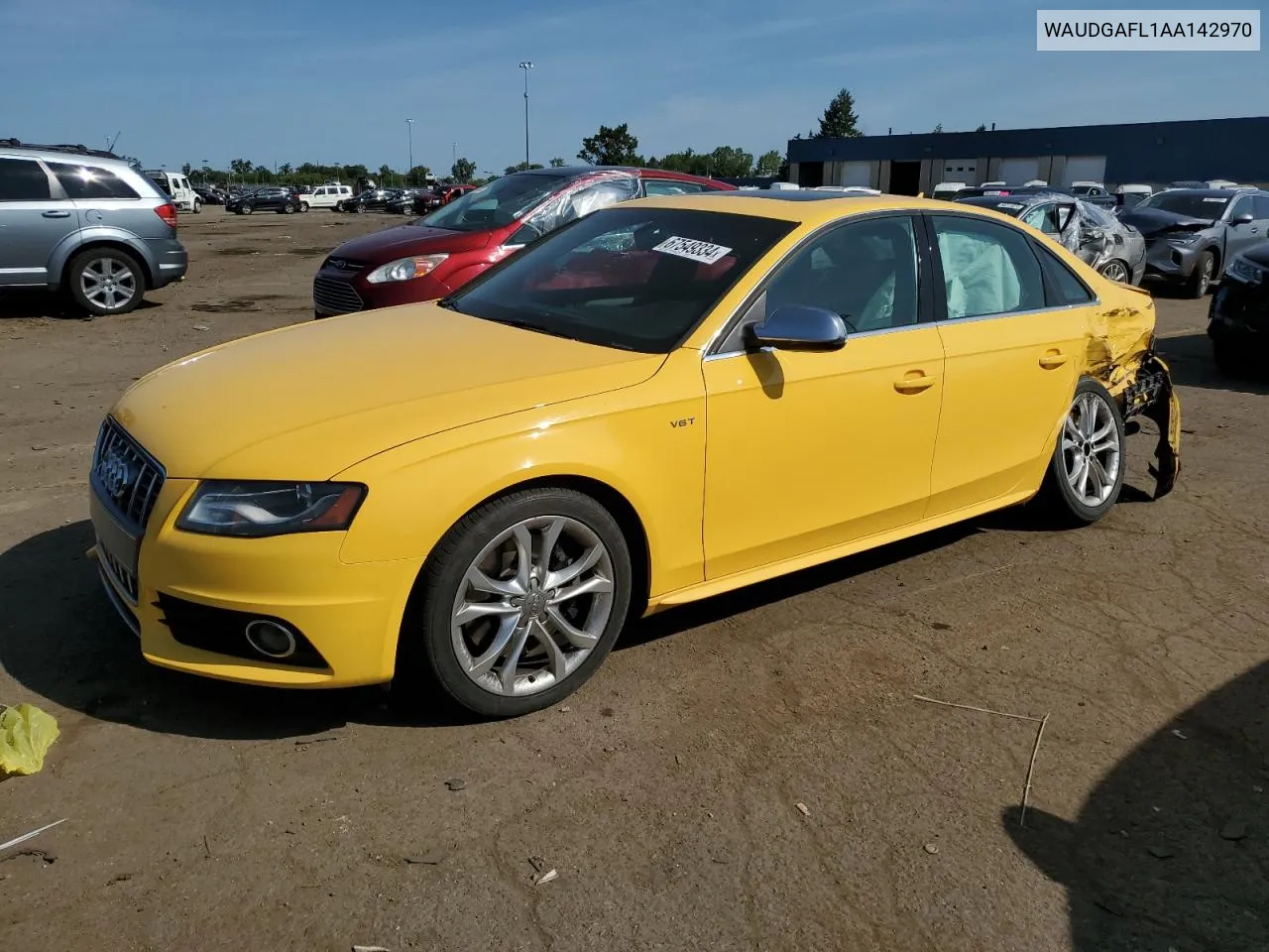 2010 Audi S4 Premium Plus VIN: WAUDGAFL1AA142970 Lot: 67549334