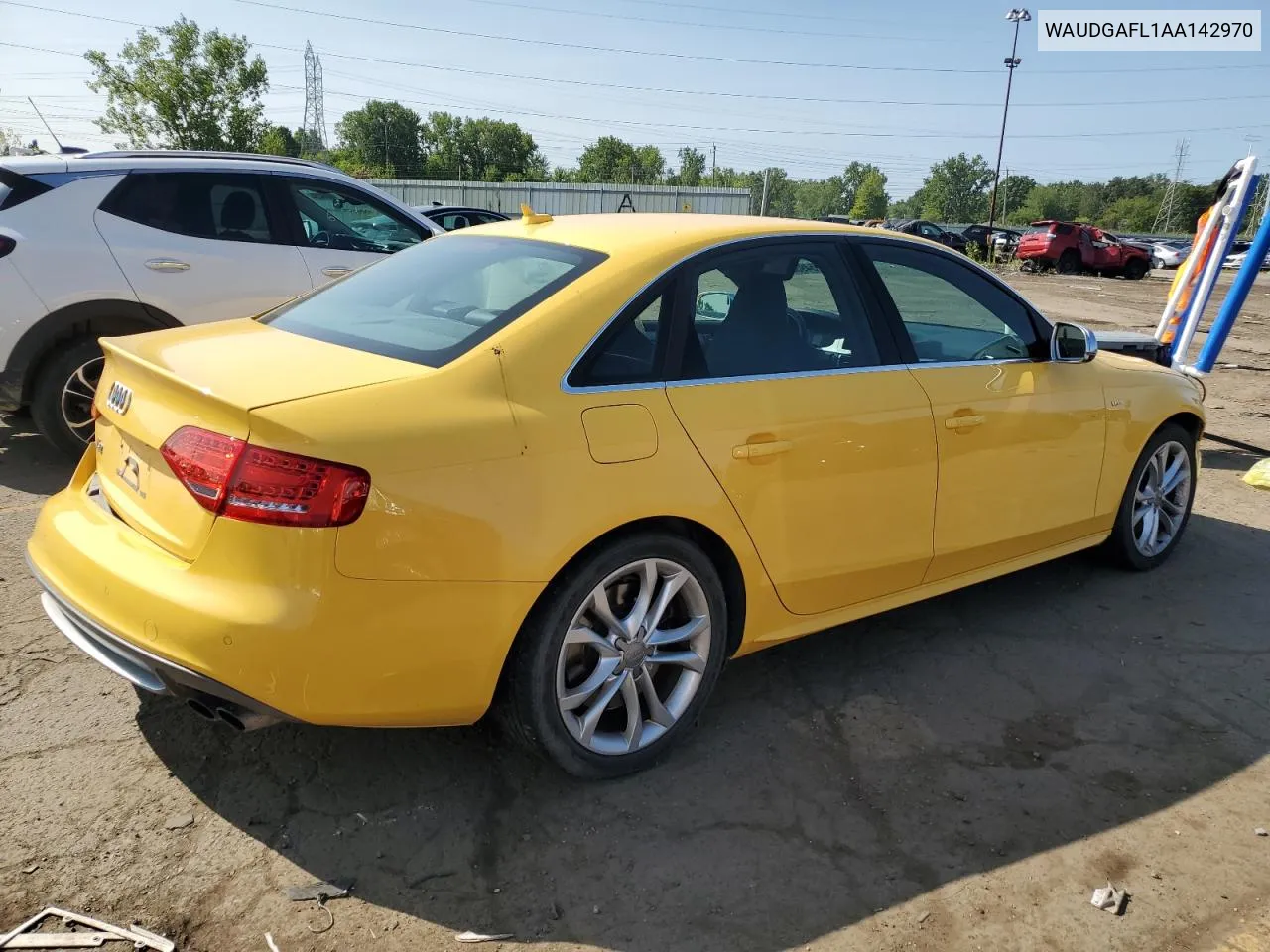 2010 Audi S4 Premium Plus VIN: WAUDGAFL1AA142970 Lot: 67549334