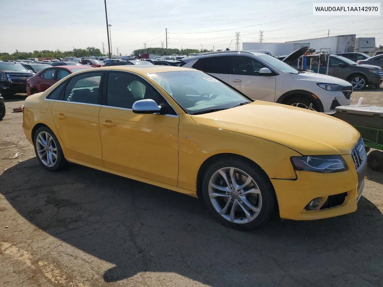 2010 Audi S4 Premium Plus VIN: WAUDGAFL1AA142970 Lot: 67549334