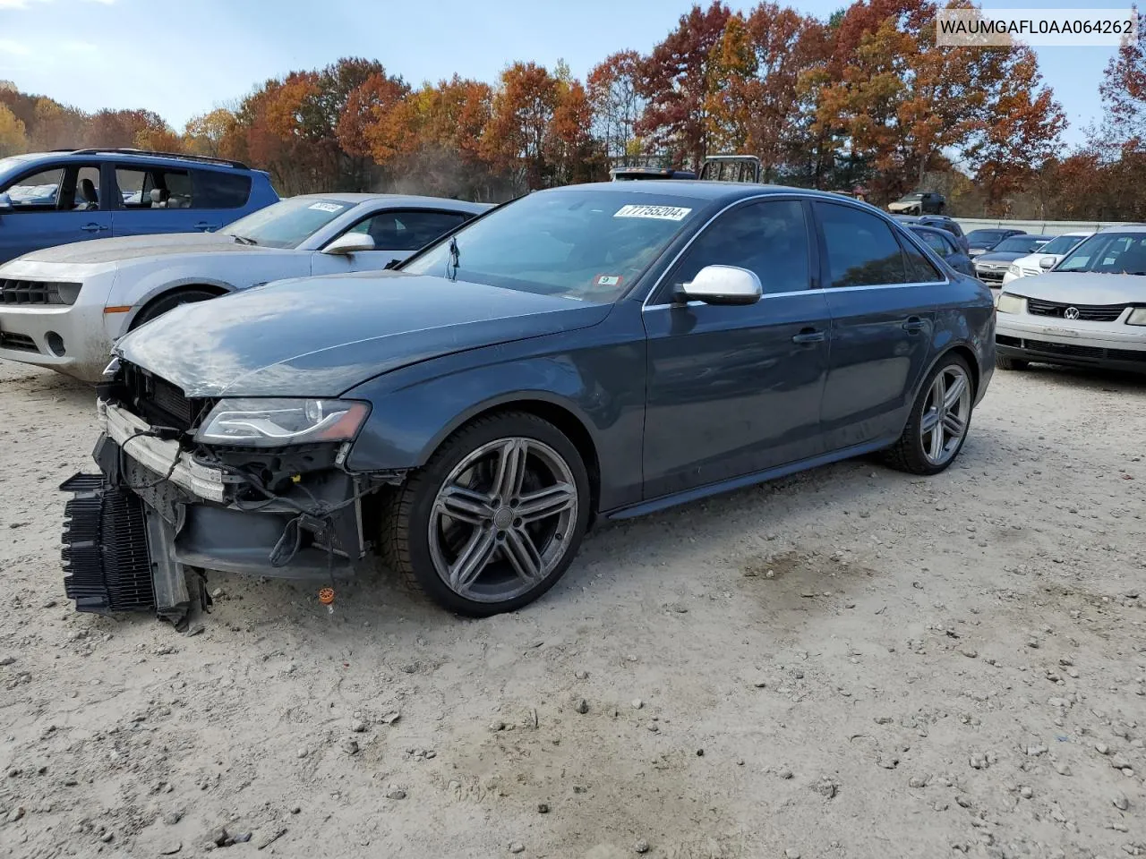 2010 Audi S4 Prestige VIN: WAUMGAFL0AA064262 Lot: 77755204