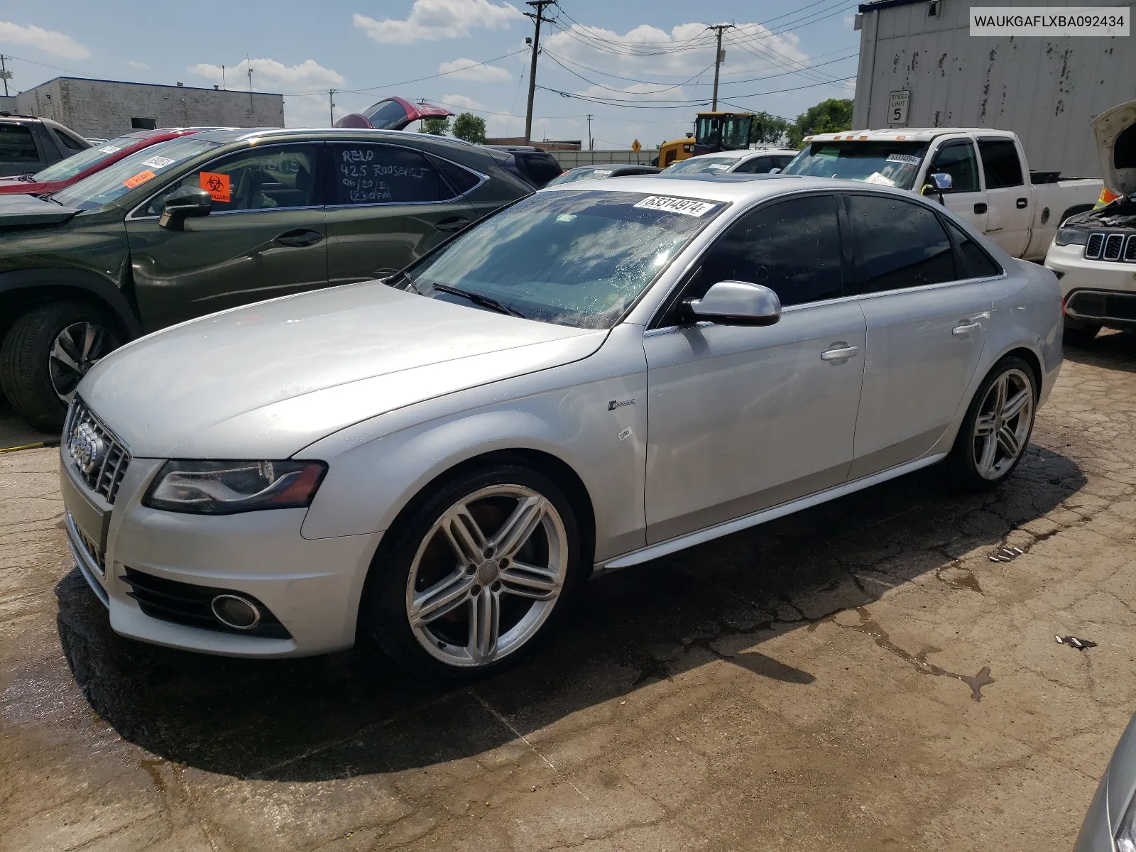 2011 Audi S4 Prestige VIN: WAUKGAFLXBA092434 Lot: 63314974