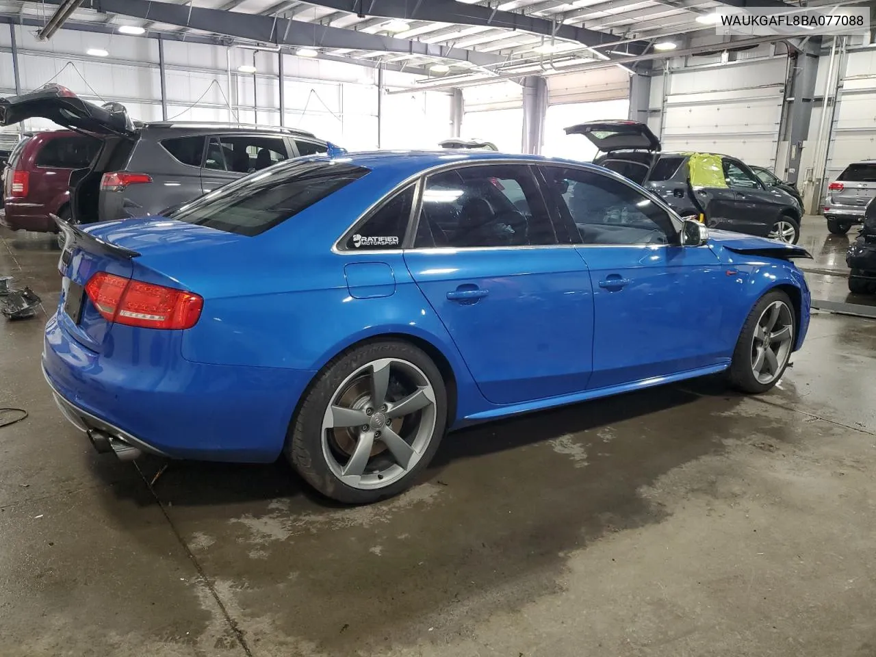 2011 Audi S4 Prestige VIN: WAUKGAFL8BA077088 Lot: 70874014