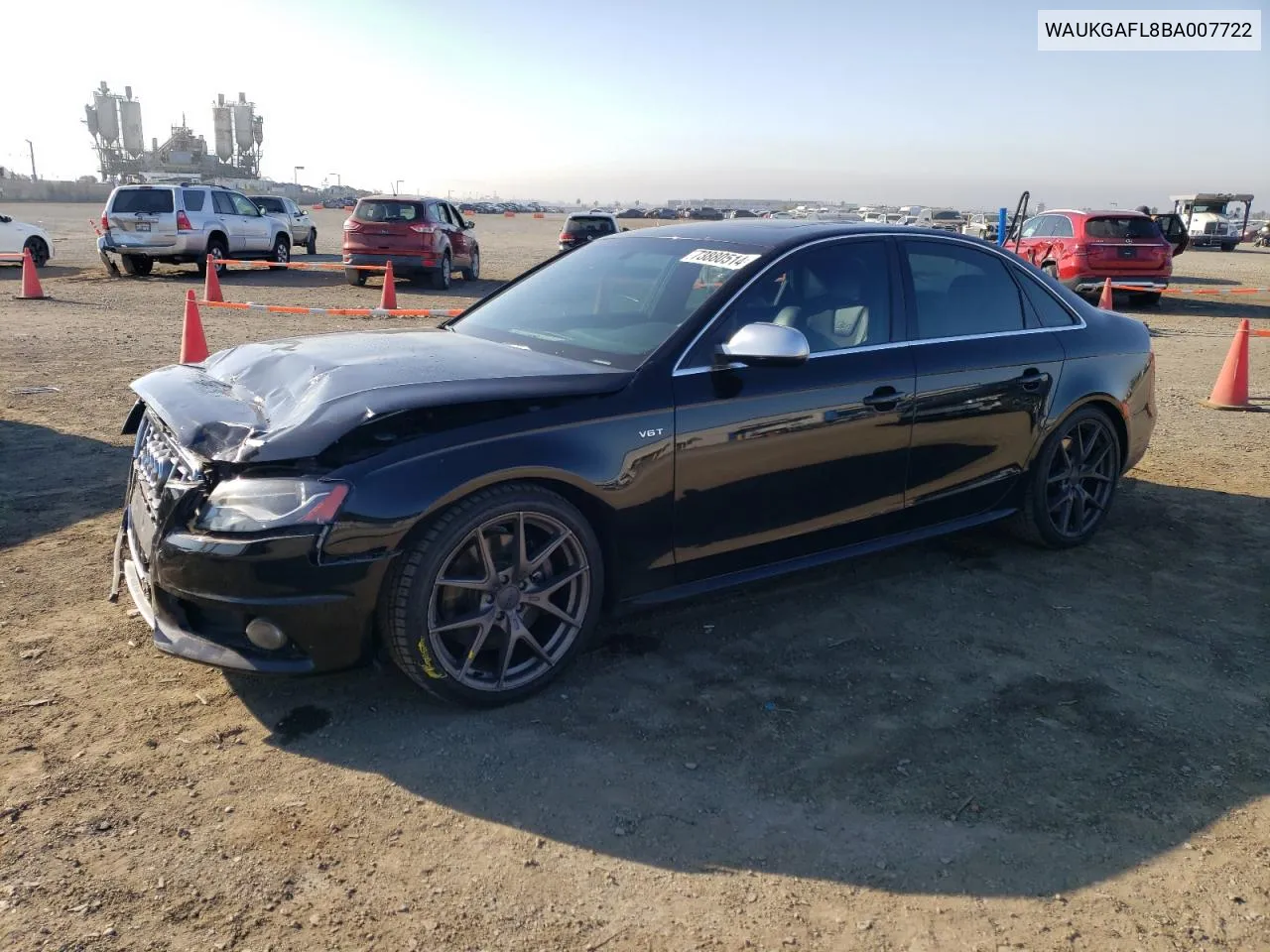 2011 Audi S4 Prestige VIN: WAUKGAFL8BA007722 Lot: 73880514