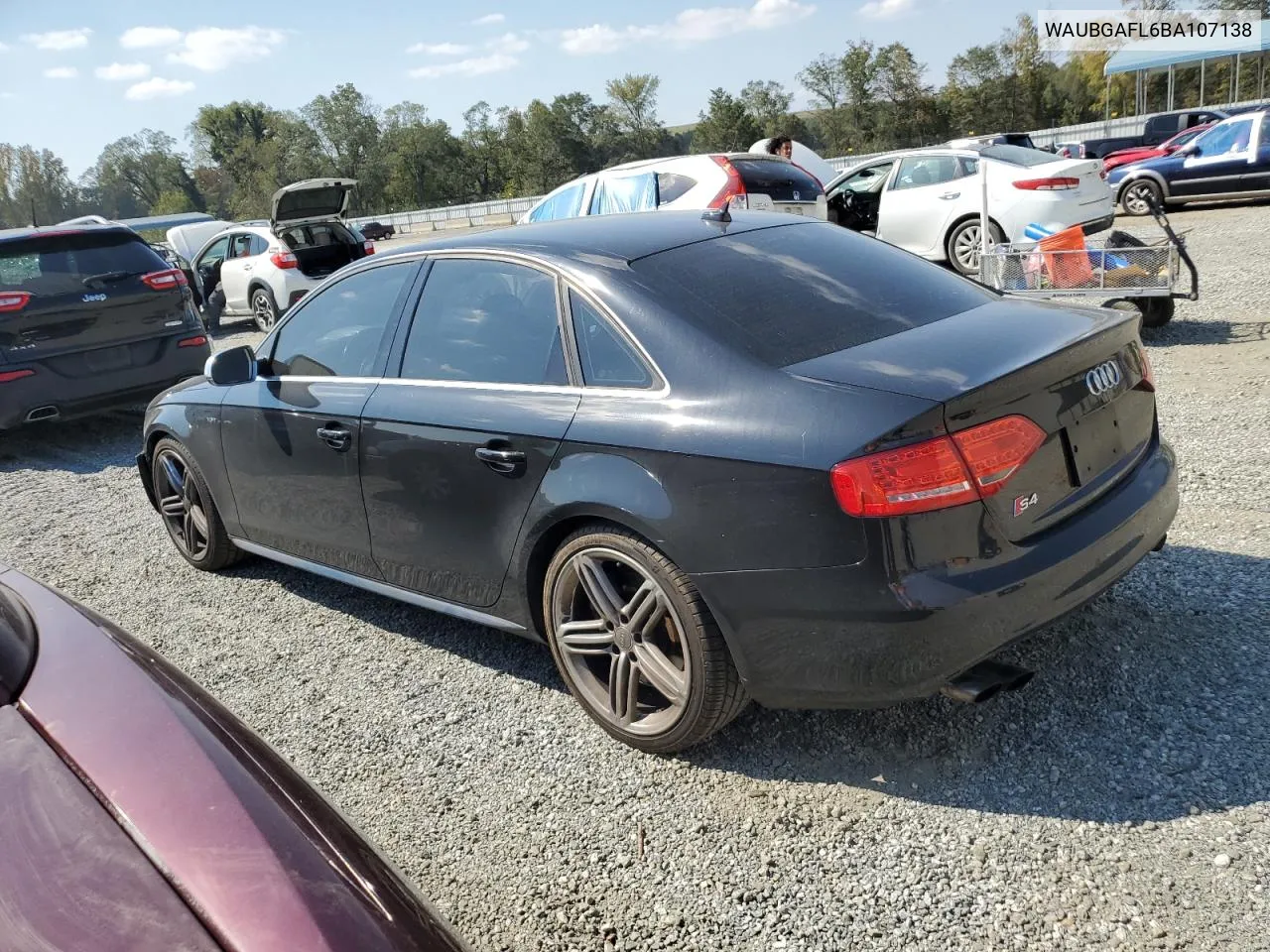 WAUBGAFL6BA107138 2011 Audi S4 Premium Plus