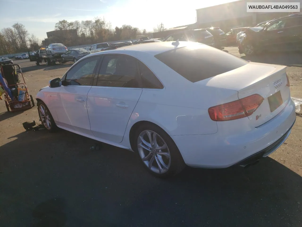 2011 Audi S4 Premium Plus VIN: WAUBGAFL4BA049563 Lot: 77415614