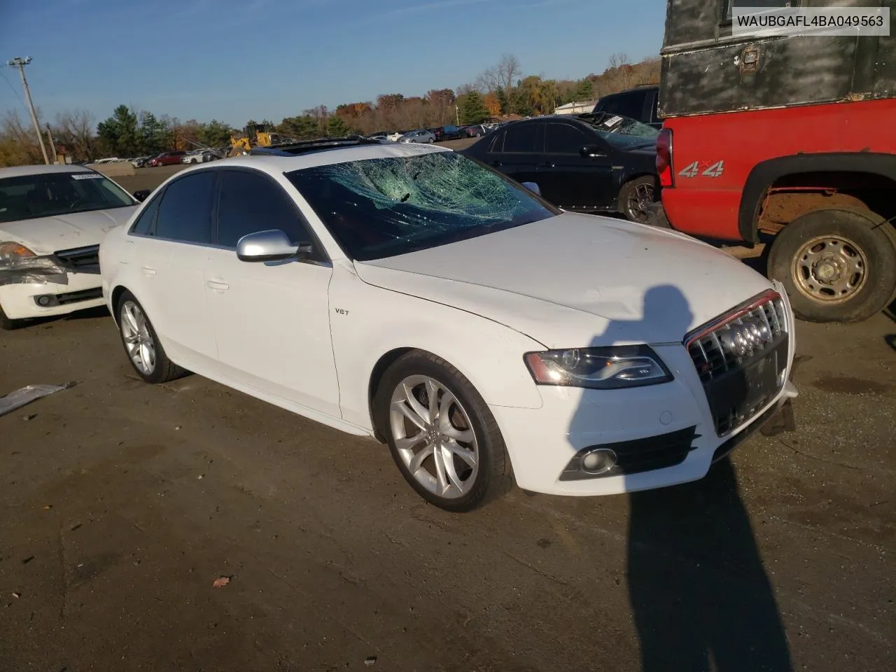 2011 Audi S4 Premium Plus VIN: WAUBGAFL4BA049563 Lot: 77415614