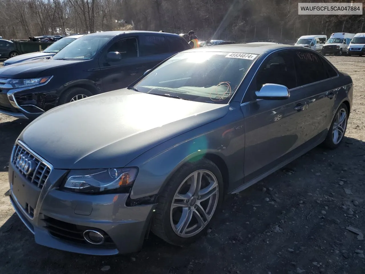 WAUFGCFL5CA047884 2012 Audi S4 Premium