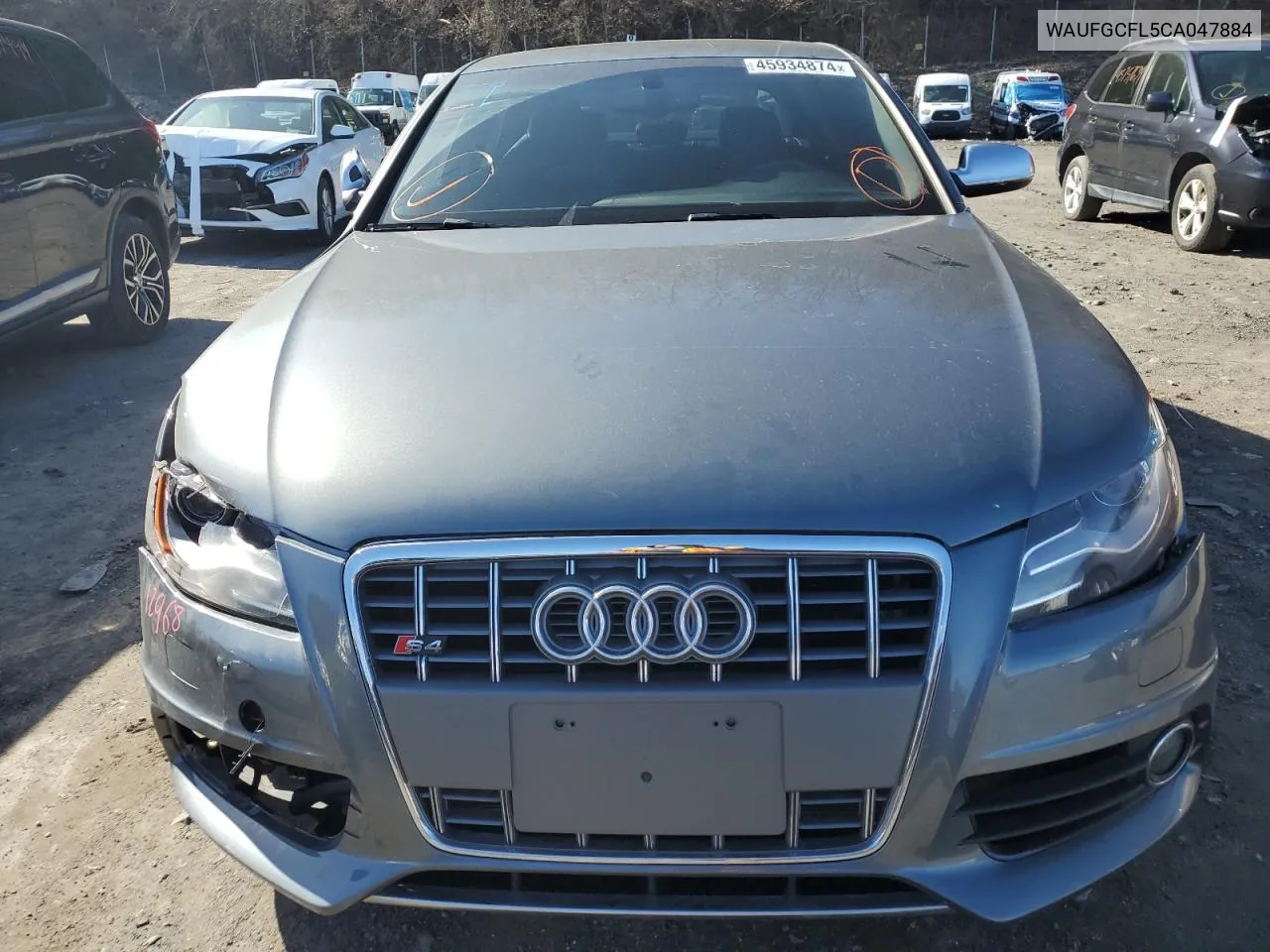 2012 Audi S4 Premium VIN: WAUFGCFL5CA047884 Lot: 45934874