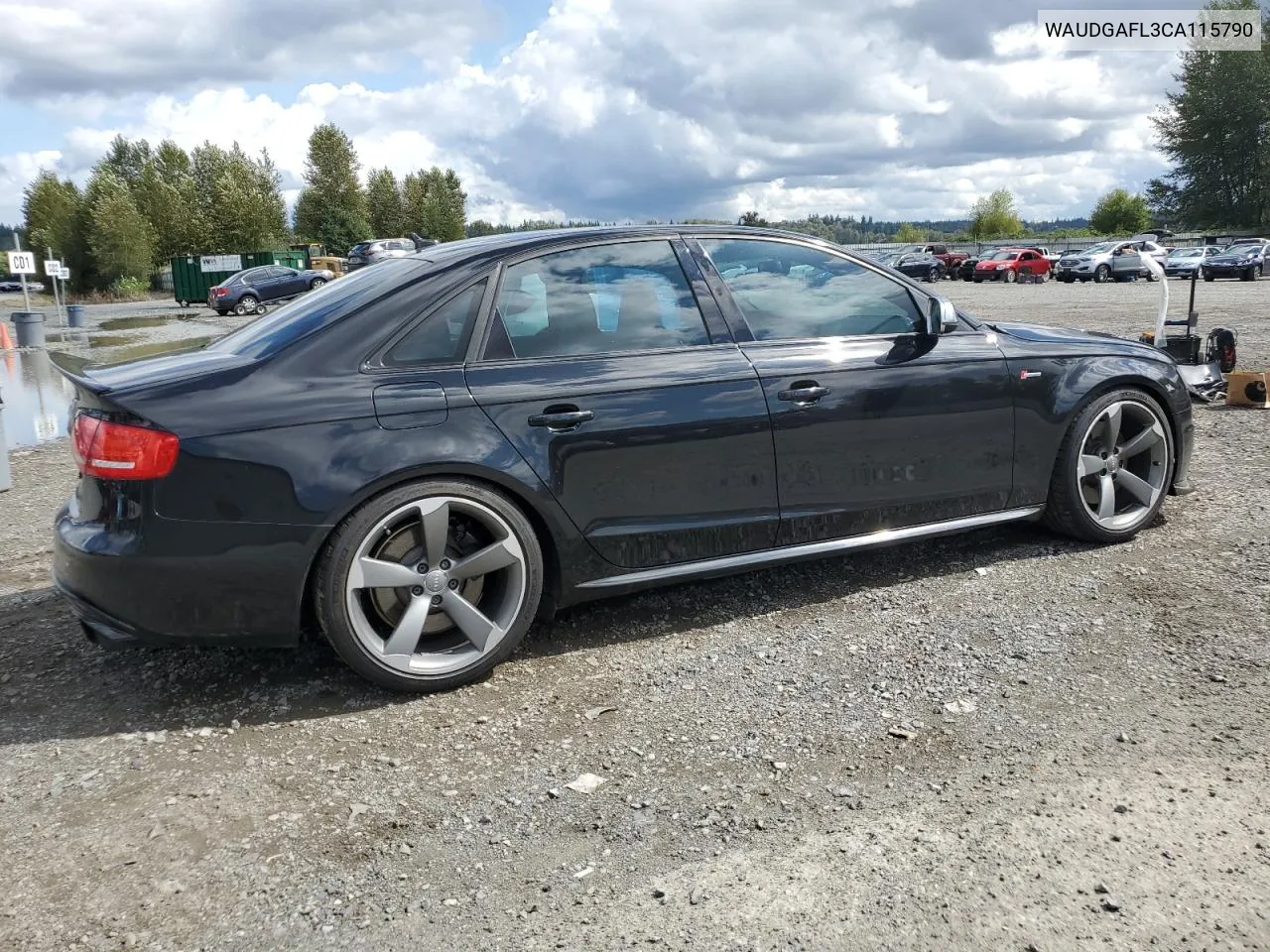 WAUDGAFL3CA115790 2012 Audi S4 Premium Plus