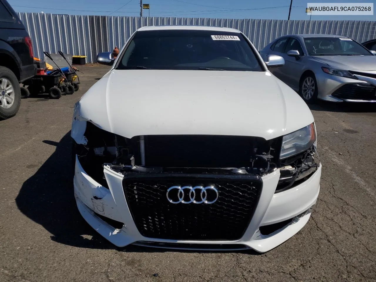 WAUBGAFL9CA075268 2012 Audi S4 Premium Plus