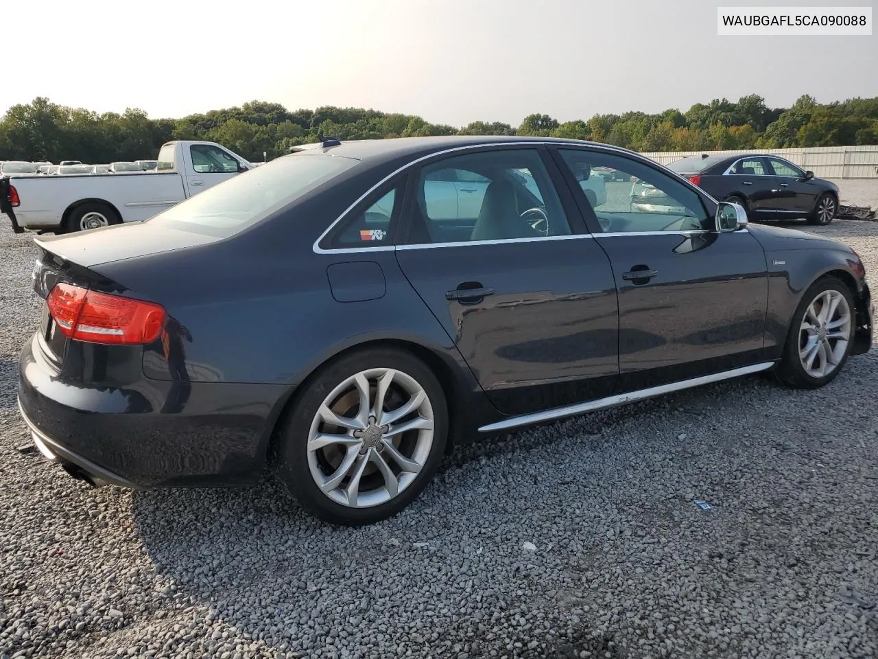 2012 Audi S4 Premium Plus VIN: WAUBGAFL5CA090088 Lot: 70675884