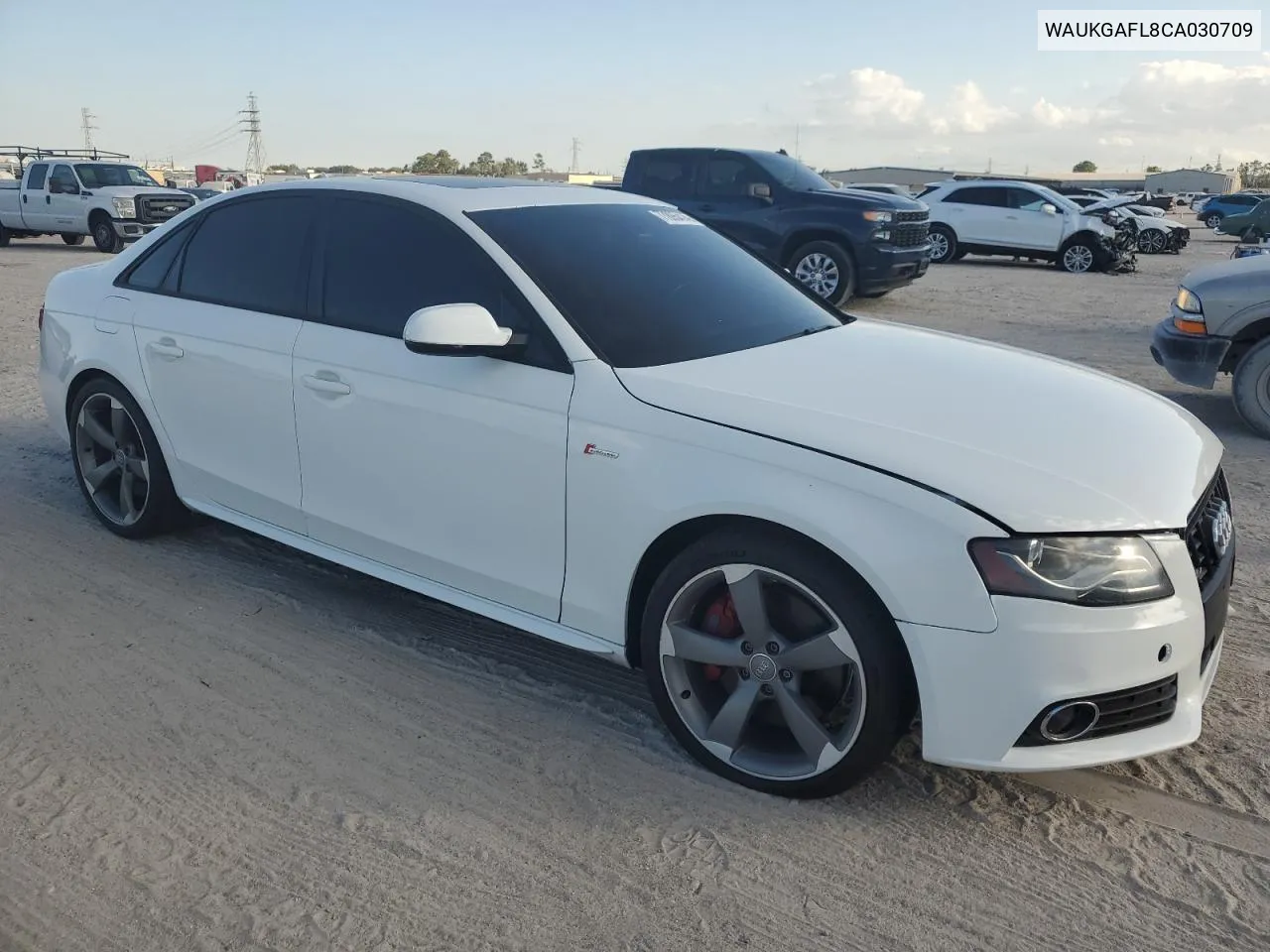 2012 Audi S4 Prestige VIN: WAUKGAFL8CA030709 Lot: 77895414