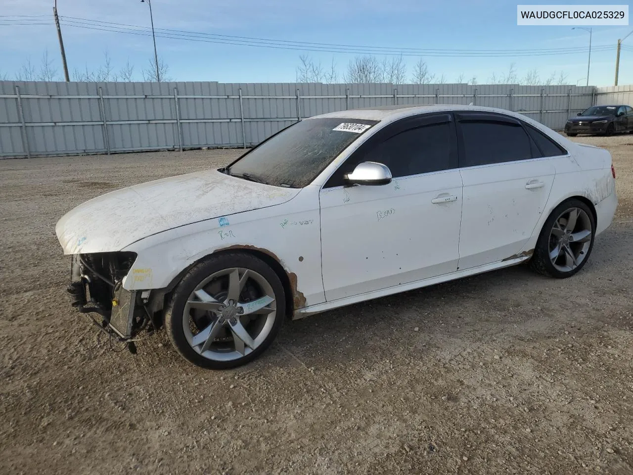 2012 Audi S4 Premium Plus VIN: WAUDGCFL0CA025329 Lot: 79630104