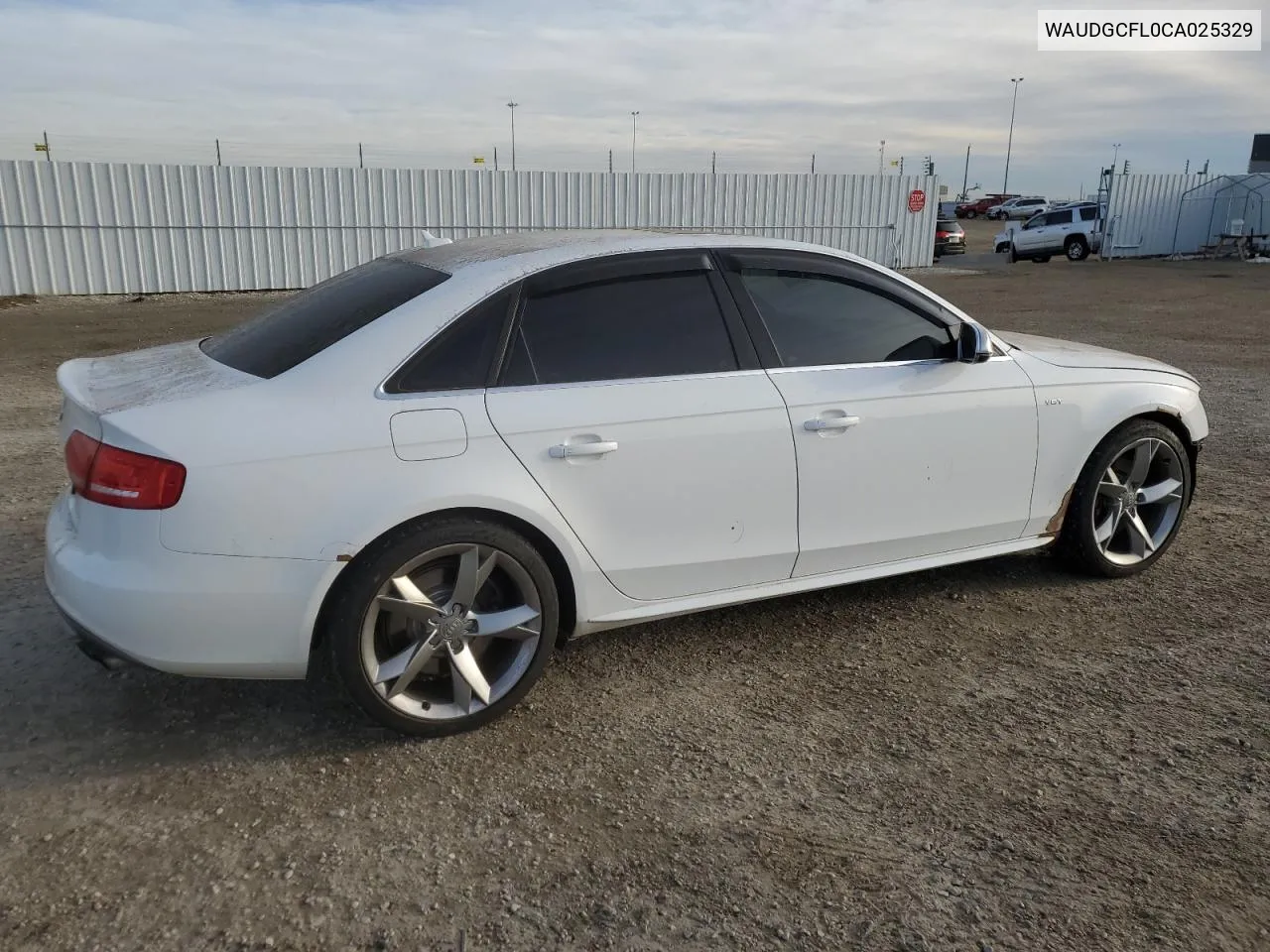 2012 Audi S4 Premium Plus VIN: WAUDGCFL0CA025329 Lot: 79630104