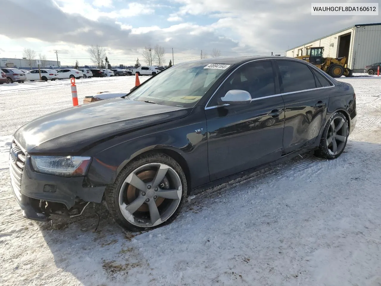 2013 Audi S4 Premium VIN: WAUHGCFL8DA160612 Lot: 40894164