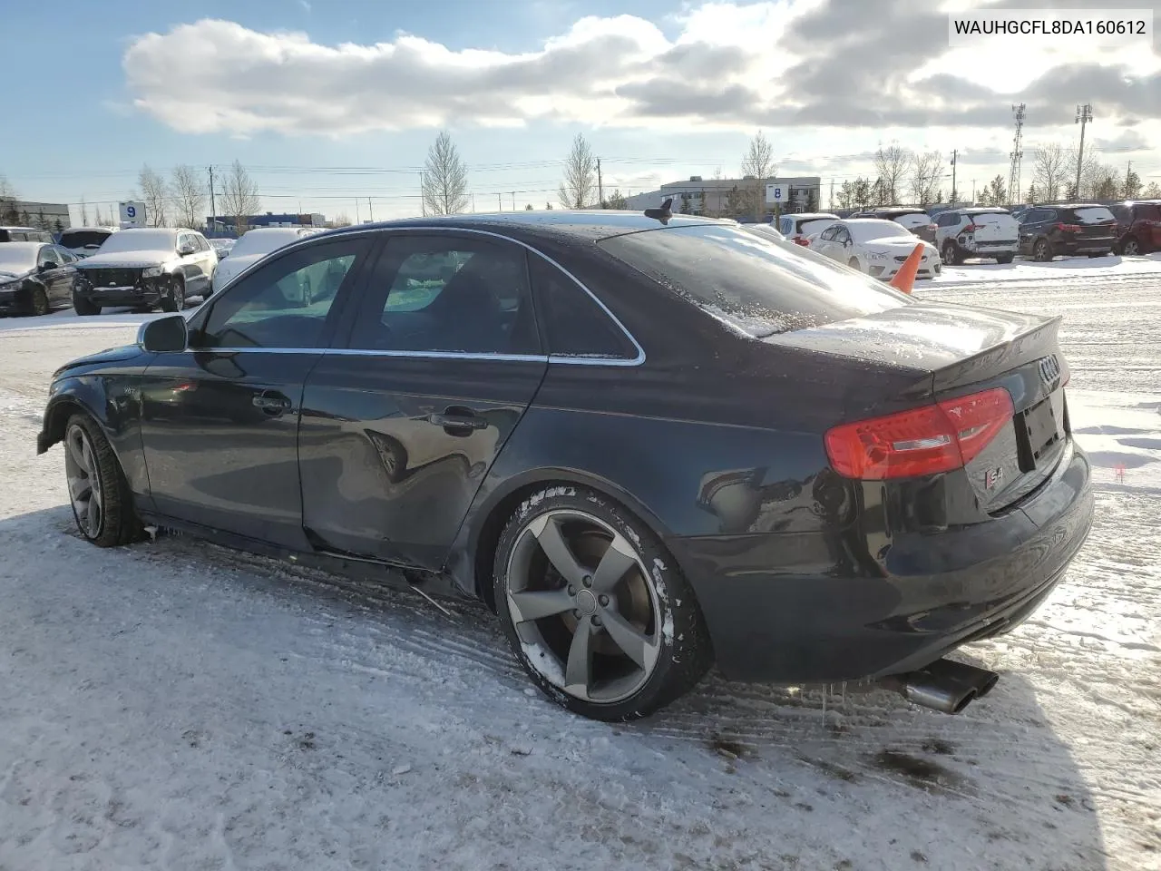 WAUHGCFL8DA160612 2013 Audi S4 Premium