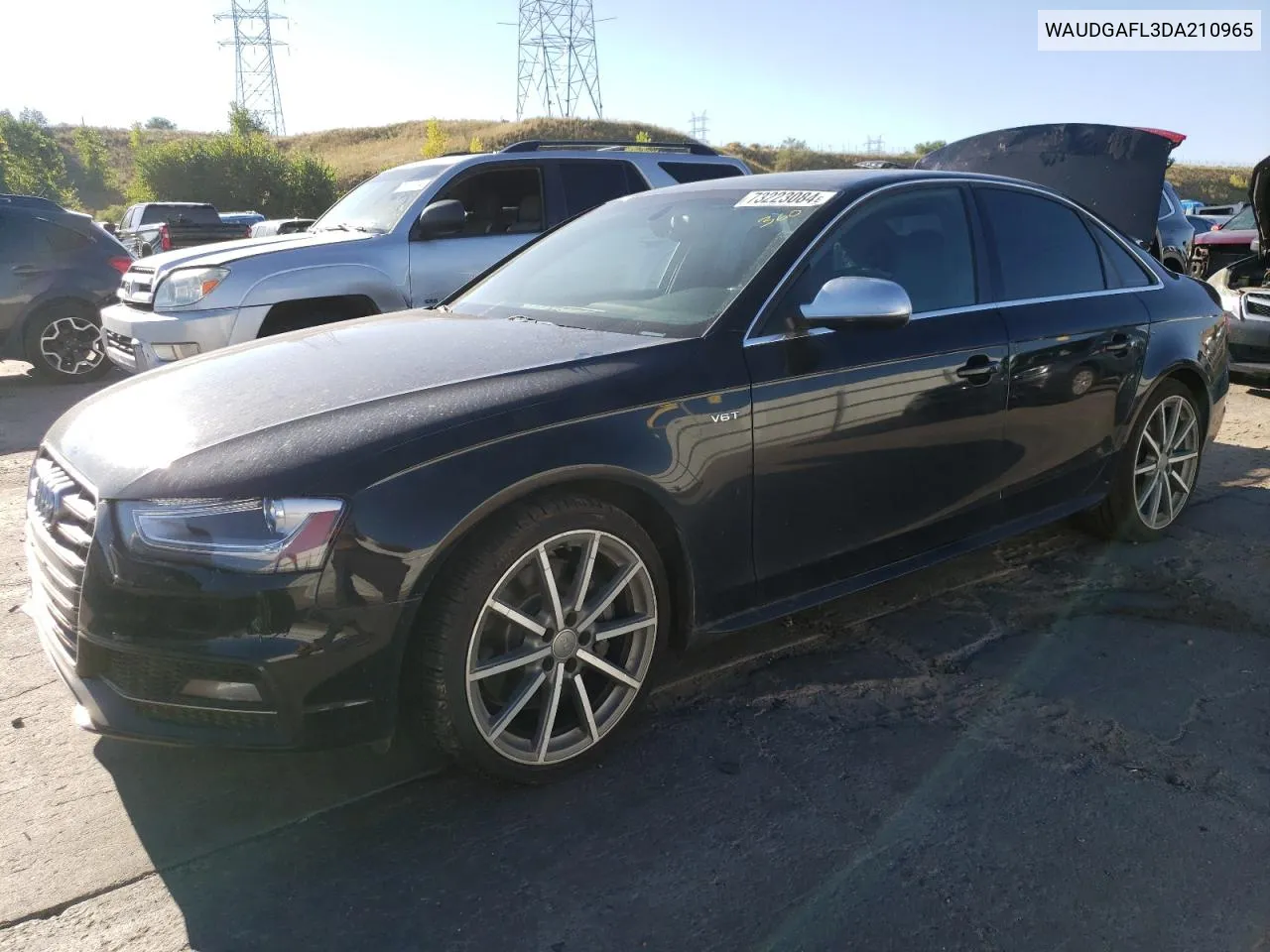 2013 Audi S4 Premium Plus VIN: WAUDGAFL3DA210965 Lot: 73223084