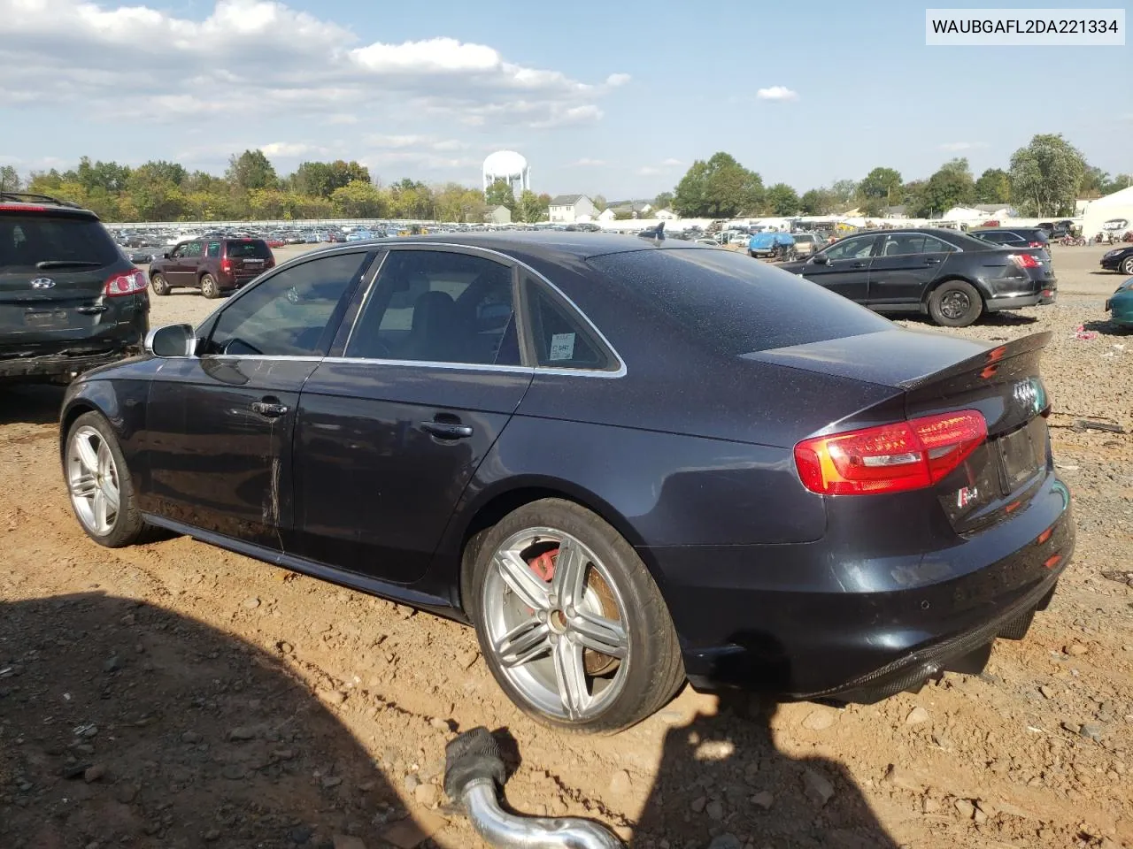 WAUBGAFL2DA221334 2013 Audi S4 Premium Plus