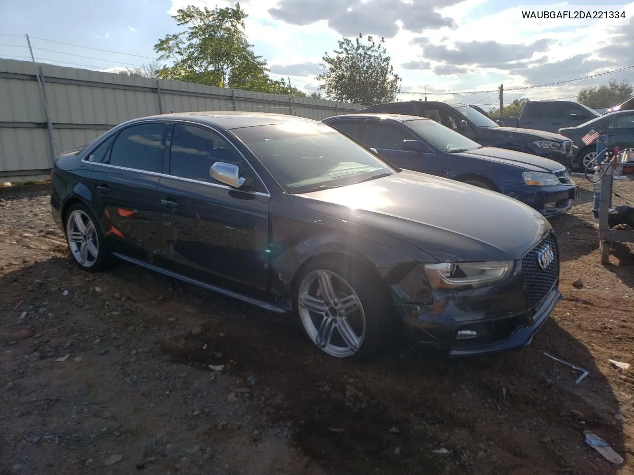 2013 Audi S4 Premium Plus VIN: WAUBGAFL2DA221334 Lot: 74572834