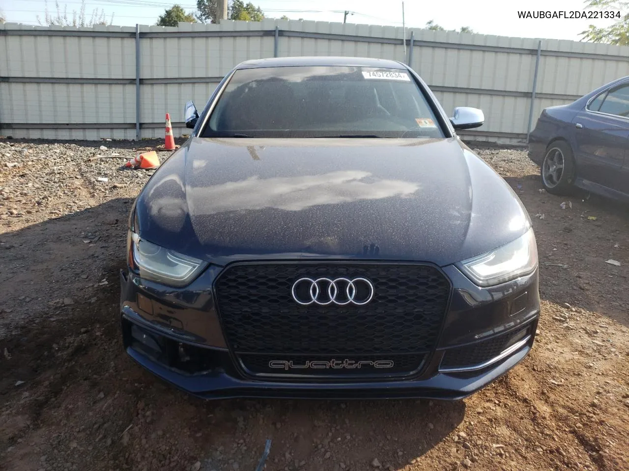 2013 Audi S4 Premium Plus VIN: WAUBGAFL2DA221334 Lot: 74572834