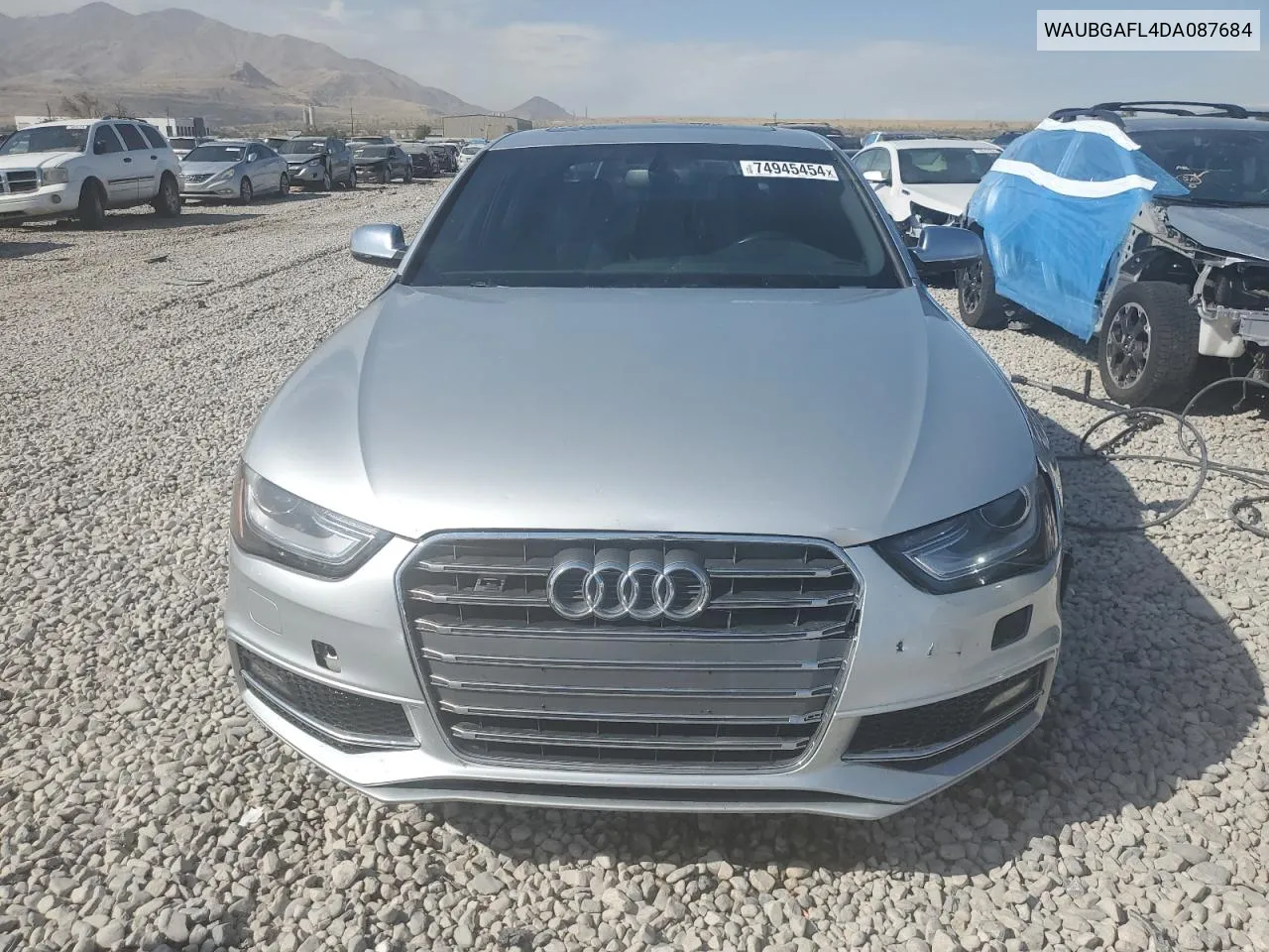 2013 Audi S4 Premium Plus VIN: WAUBGAFL4DA087684 Lot: 74945454