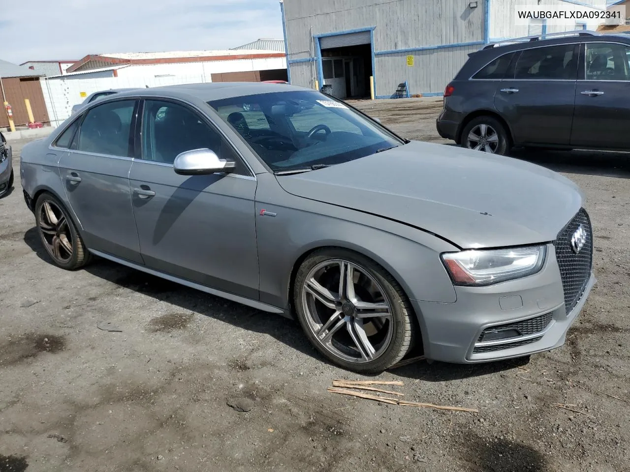 WAUBGAFLXDA092341 2013 Audi S4 Premium Plus