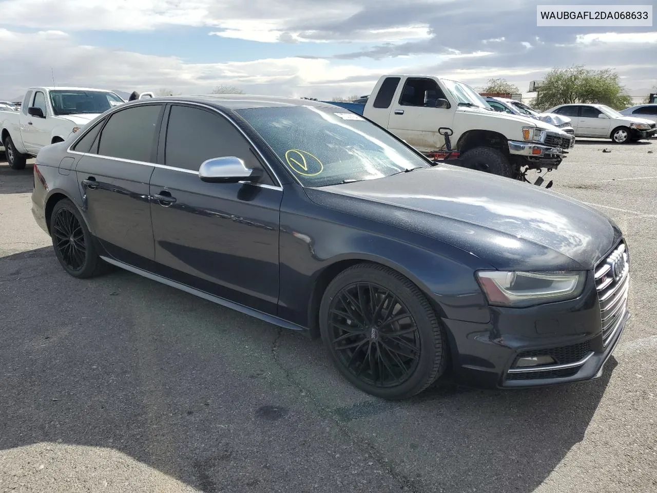 2013 Audi S4 Premium Plus VIN: WAUBGAFL2DA068633 Lot: 77003624