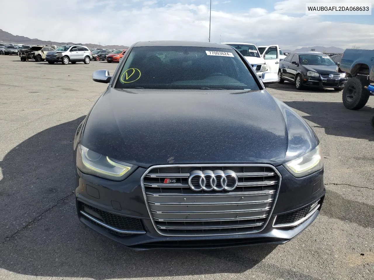 2013 Audi S4 Premium Plus VIN: WAUBGAFL2DA068633 Lot: 77003624