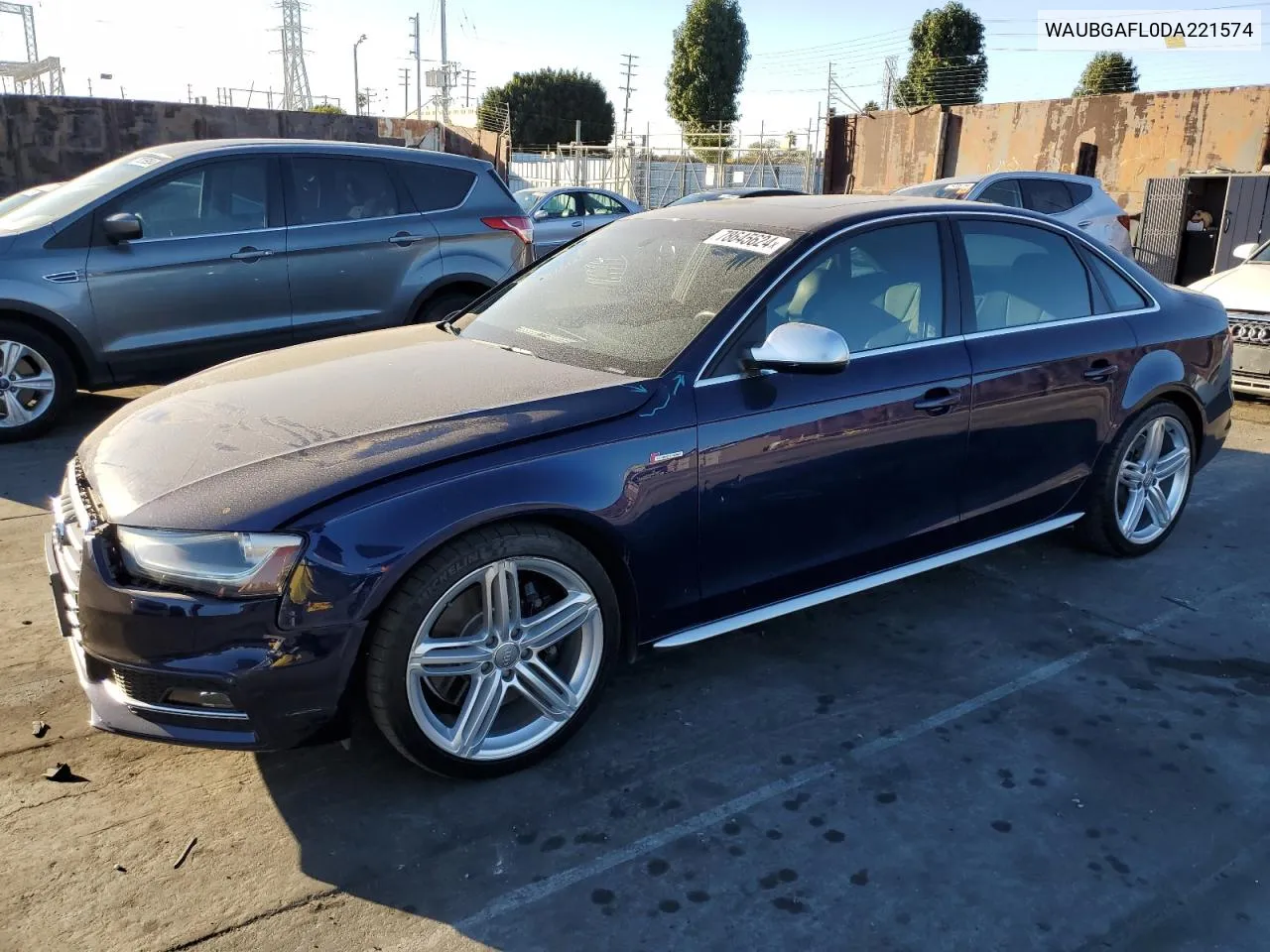 2013 Audi S4 Premium Plus VIN: WAUBGAFL0DA221574 Lot: 78645624