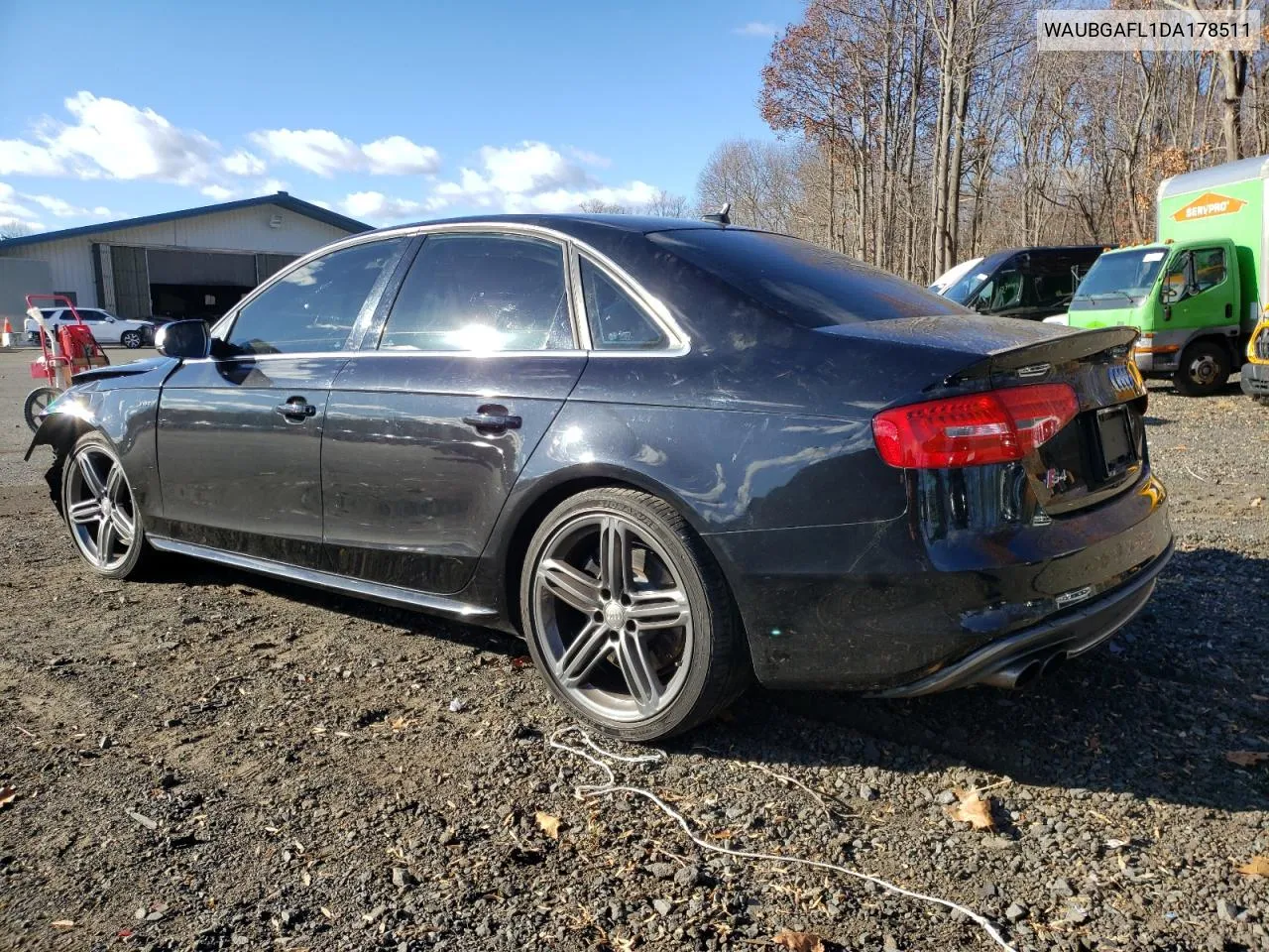 2013 Audi S4 Premium Plus VIN: WAUBGAFL1DA178511 Lot: 80038854