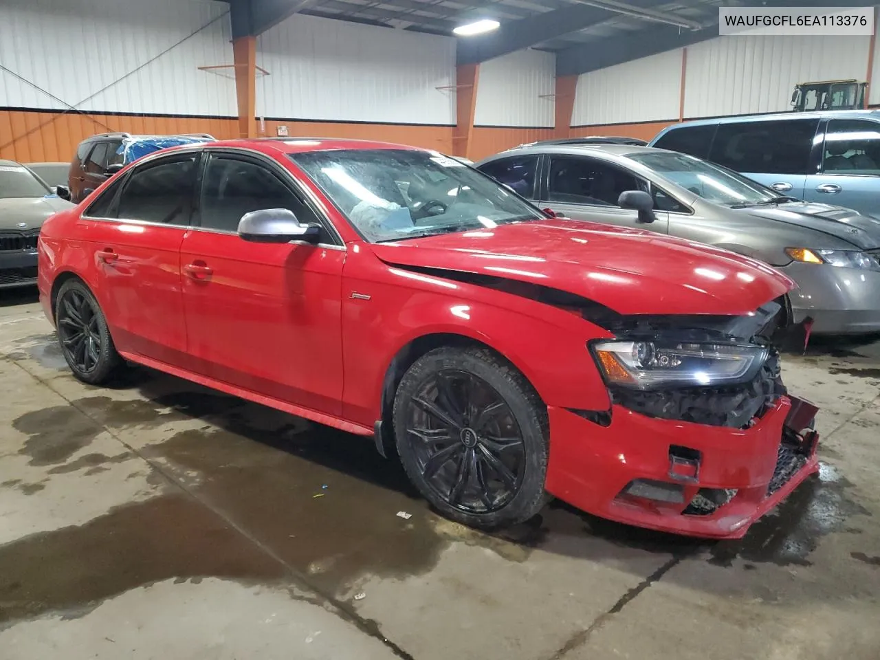 2014 Audi S4 Premium VIN: WAUFGCFL6EA113376 Lot: 44935884