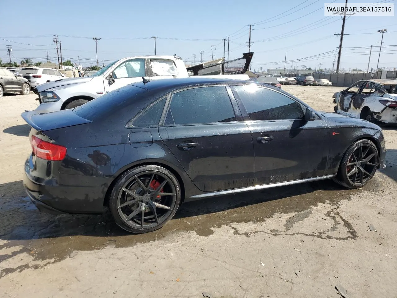 2014 Audi S4 Premium Plus VIN: WAUBGAFL3EA157516 Lot: 64952704