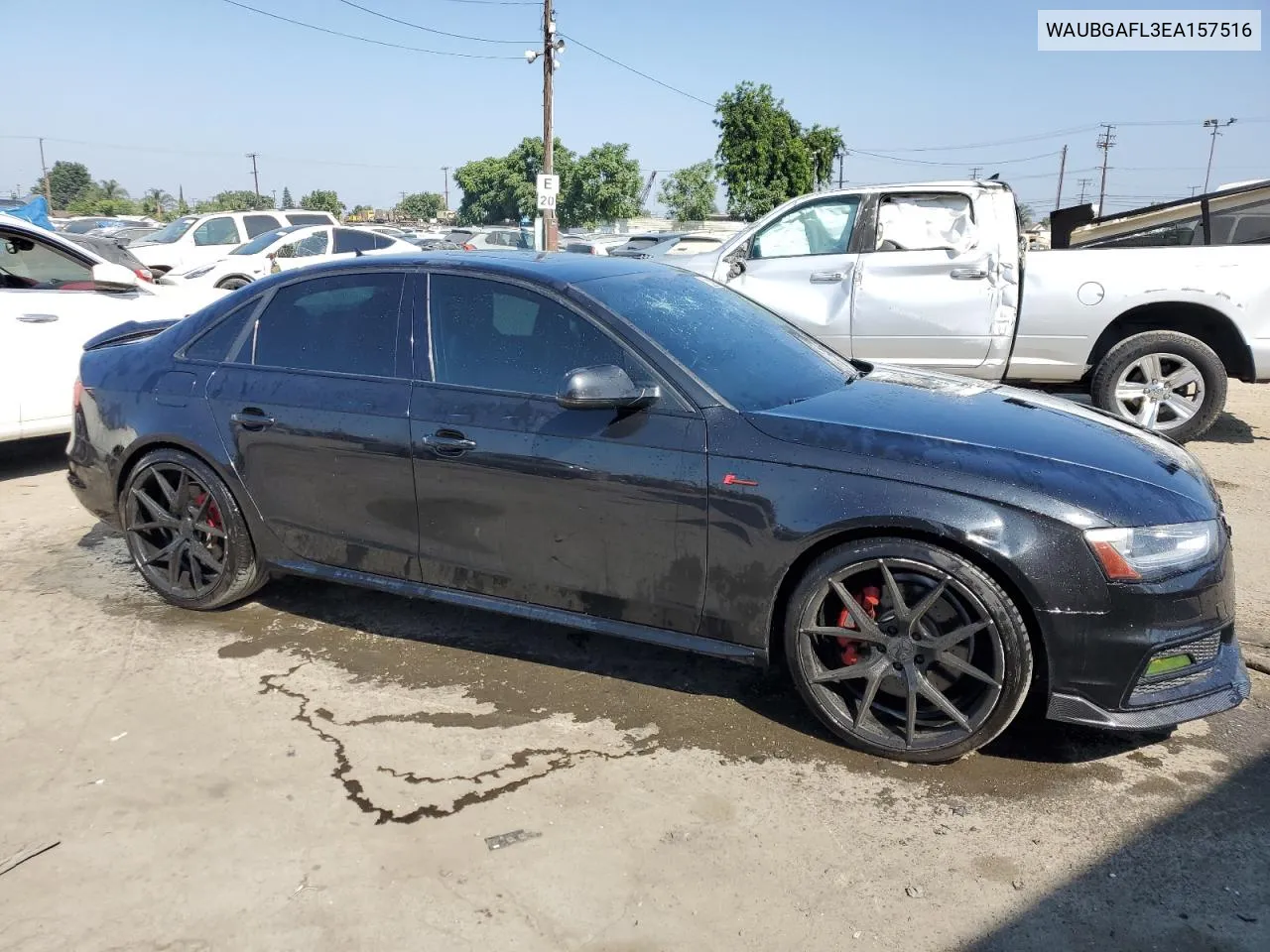 2014 Audi S4 Premium Plus VIN: WAUBGAFL3EA157516 Lot: 64952704