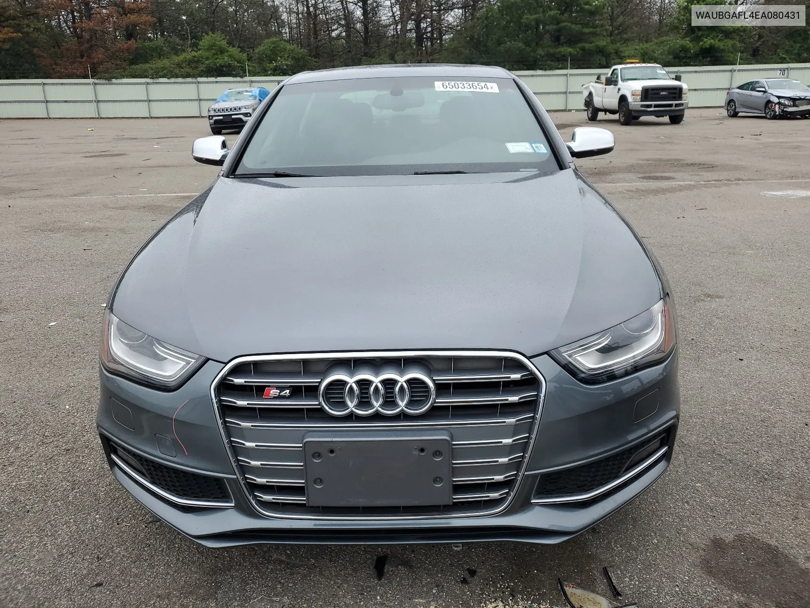 2014 Audi S4 Premium Plus VIN: WAUBGAFL4EA080431 Lot: 65033654