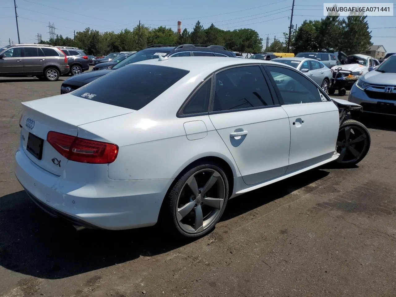 WAUBGAFL6EA071441 2014 Audi S4 Premium Plus