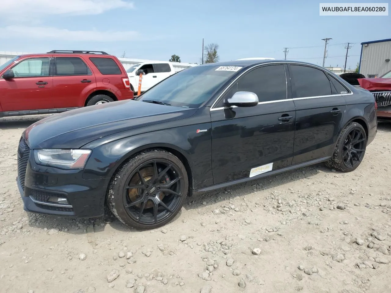 2014 Audi S4 Premium Plus VIN: WAUBGAFL8EA060280 Lot: 68764124