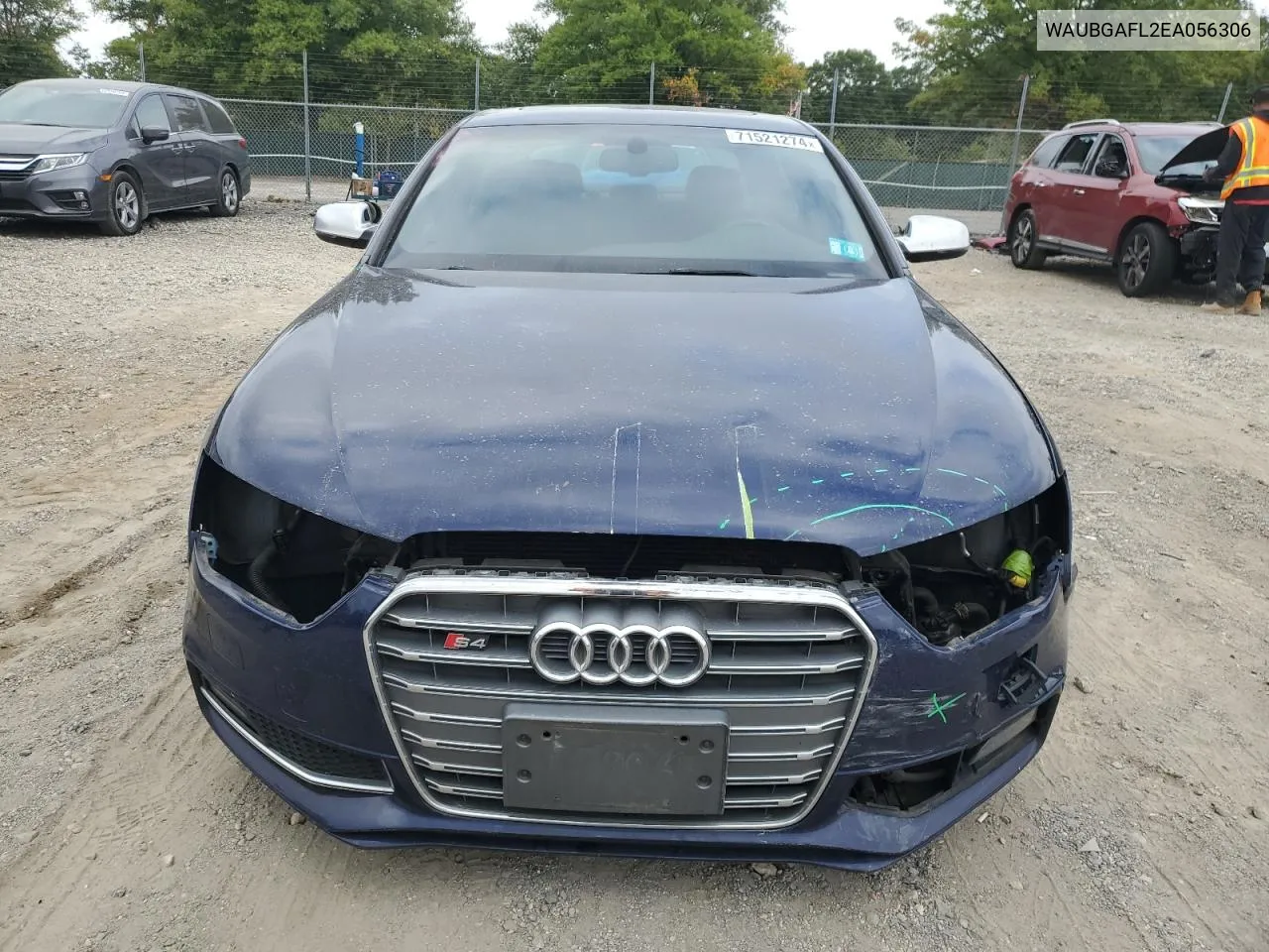 WAUBGAFL2EA056306 2014 Audi S4 Premium Plus