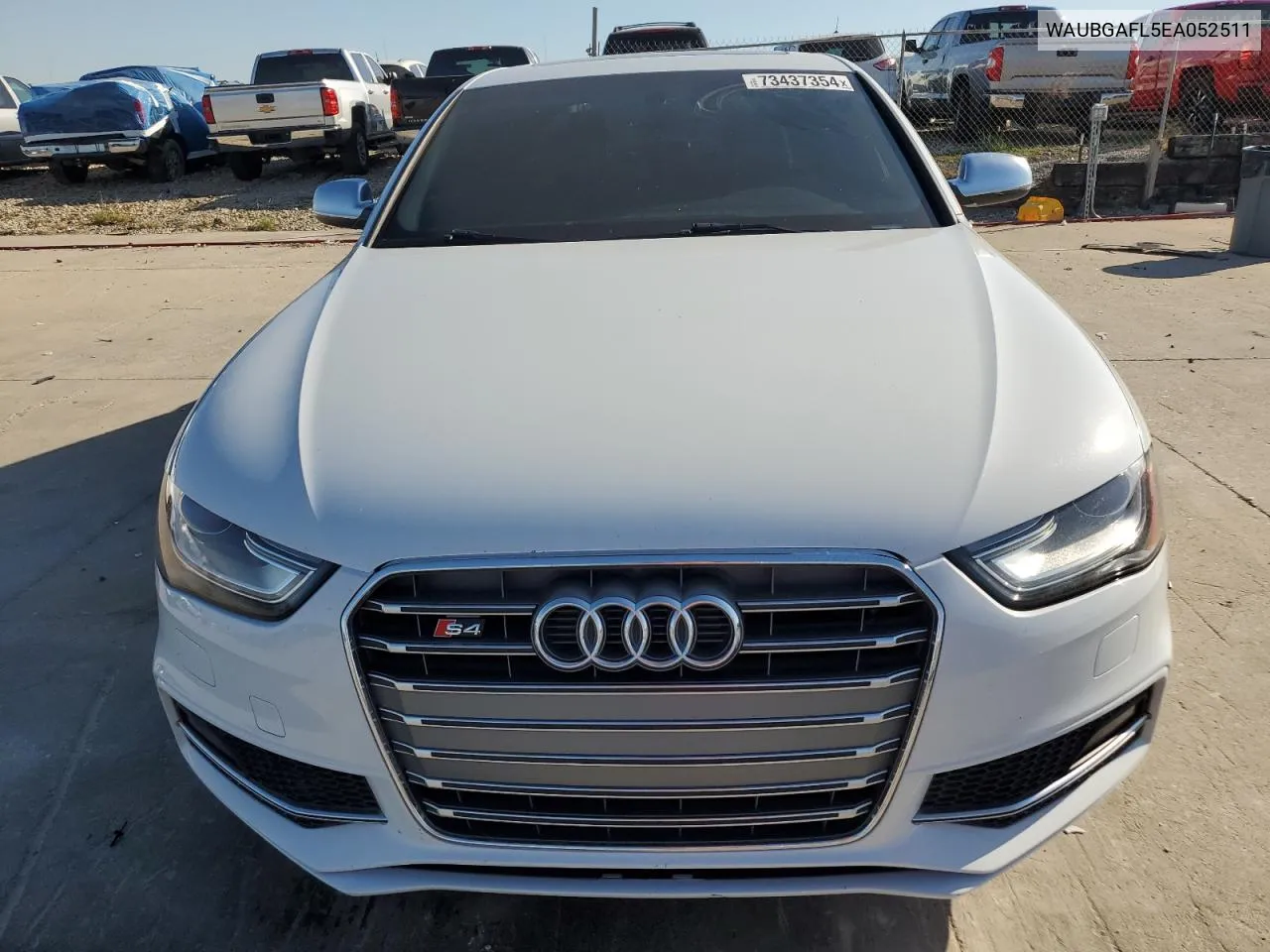 2014 Audi S4 Premium Plus VIN: WAUBGAFL5EA052511 Lot: 73437354