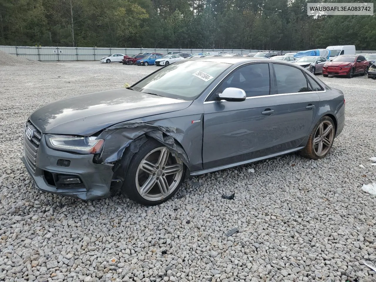 WAUBGAFL3EA083742 2014 Audi S4 Premium Plus