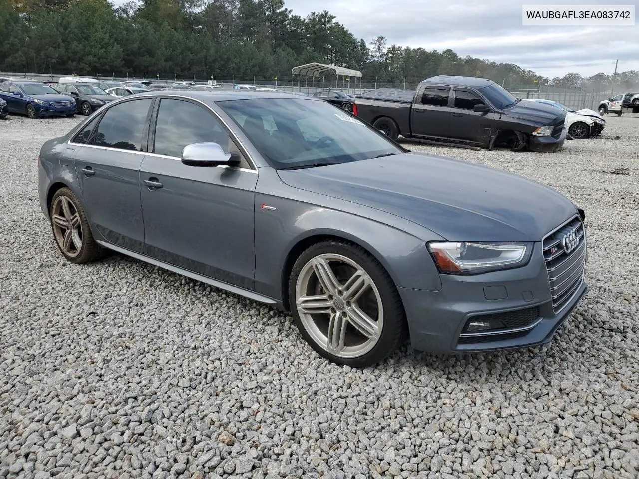 WAUBGAFL3EA083742 2014 Audi S4 Premium Plus