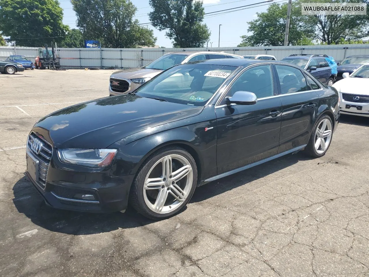 2015 Audi S4 Premium Plus VIN: WAUBGAFL6FA021088 Lot: 62700234