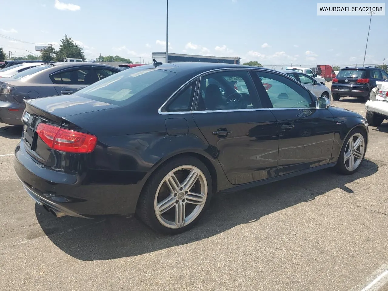 2015 Audi S4 Premium Plus VIN: WAUBGAFL6FA021088 Lot: 62700234