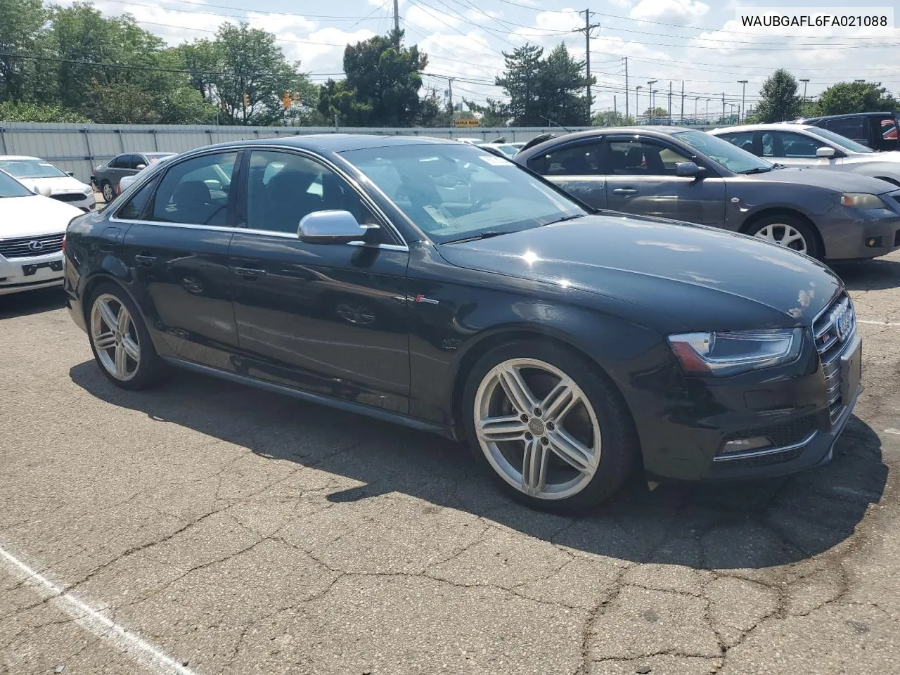 2015 Audi S4 Premium Plus VIN: WAUBGAFL6FA021088 Lot: 62700234