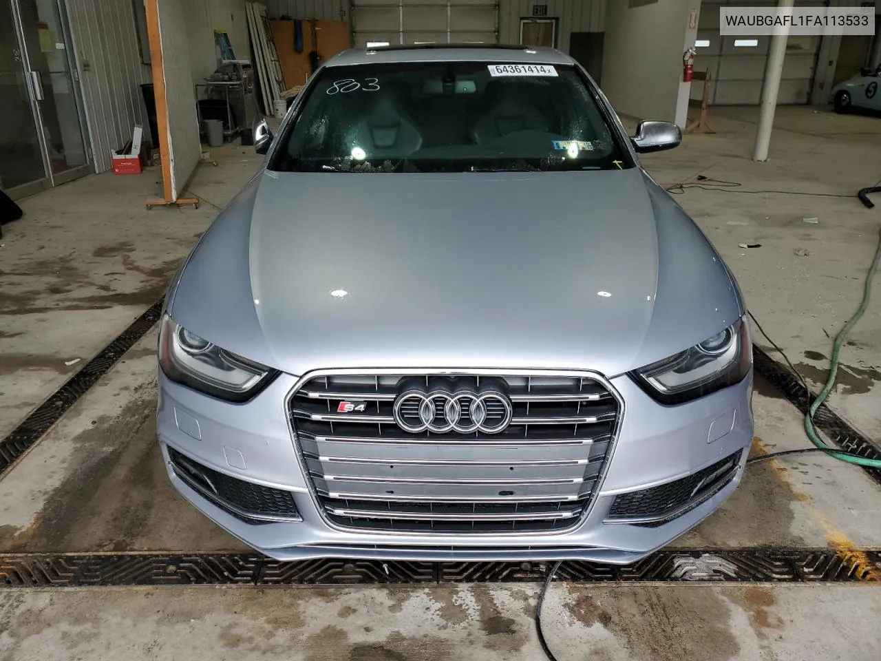 2015 Audi S4 Premium Plus VIN: WAUBGAFL1FA113533 Lot: 64361414